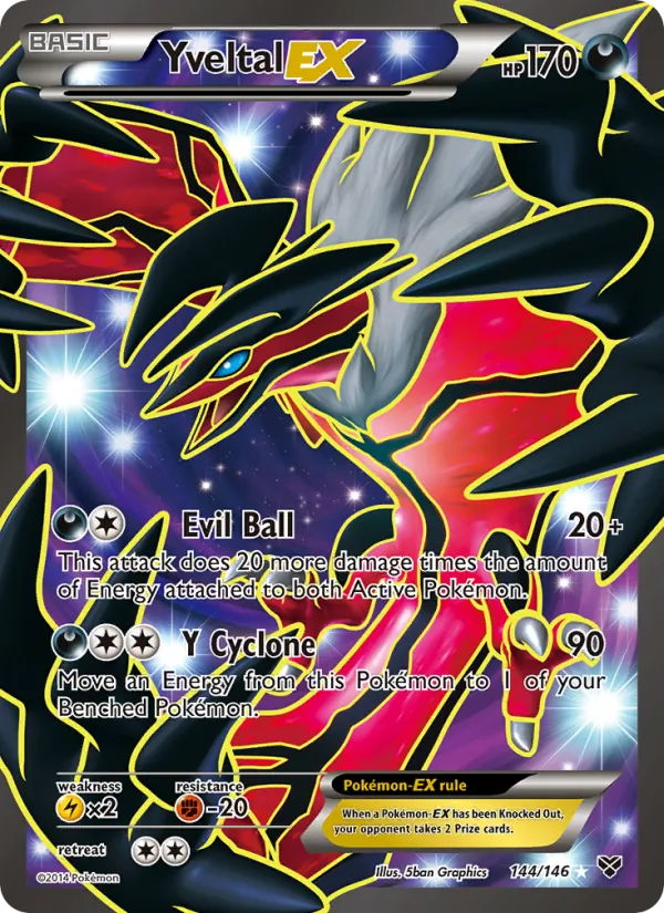 144 Yveltal EX – XY