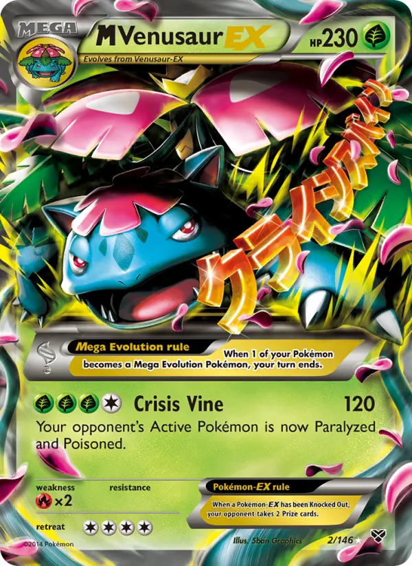 2 M Venusaur EX – XY