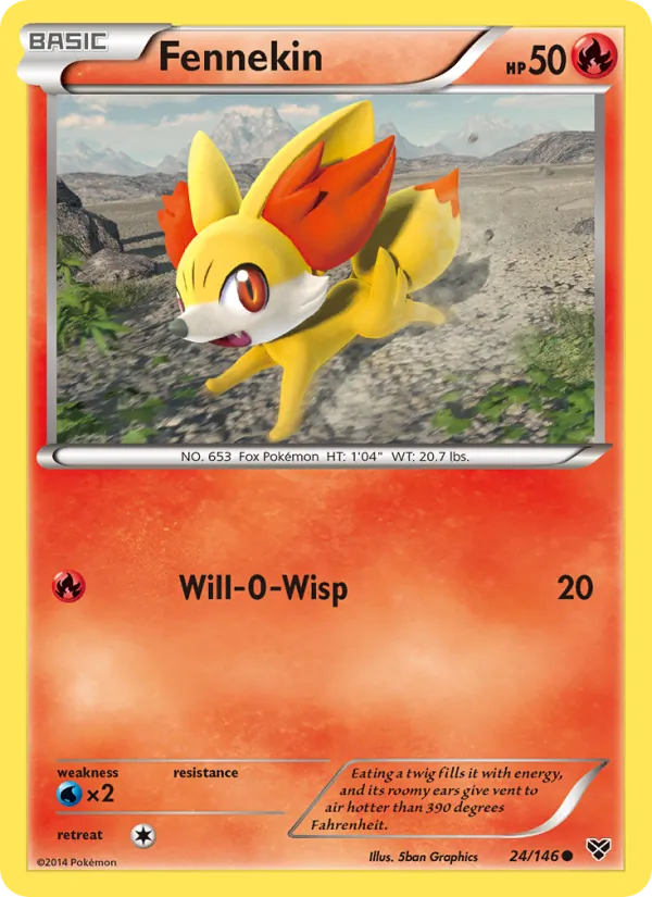 24 Fennekin – XY