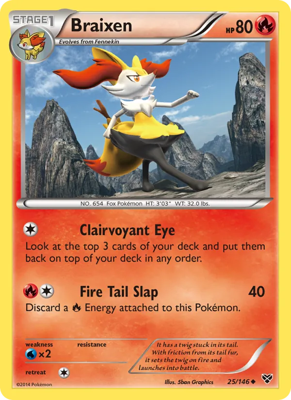 25 Braixen – XY