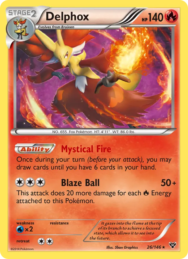 26 Delphox – XY