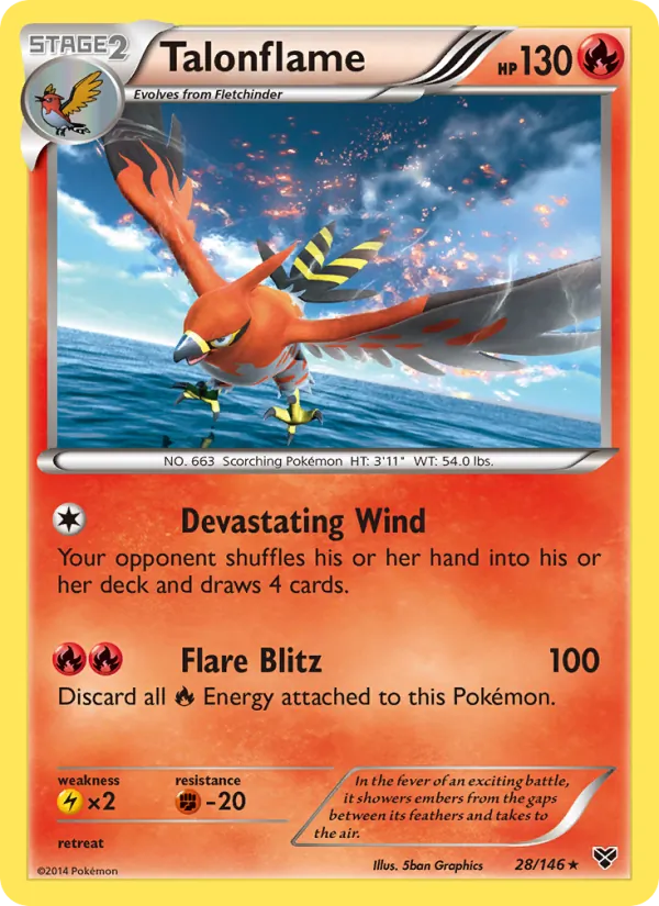 28 Talonflame – XY