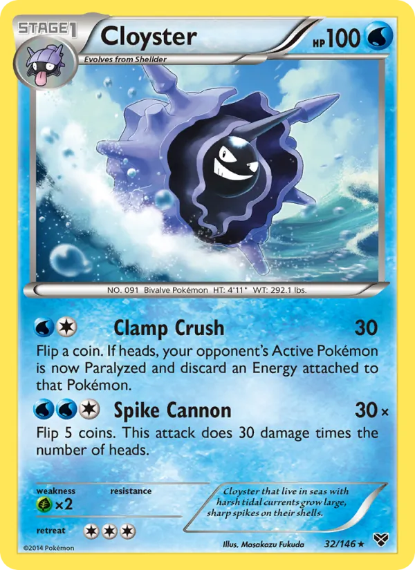 32 Cloyster – XY