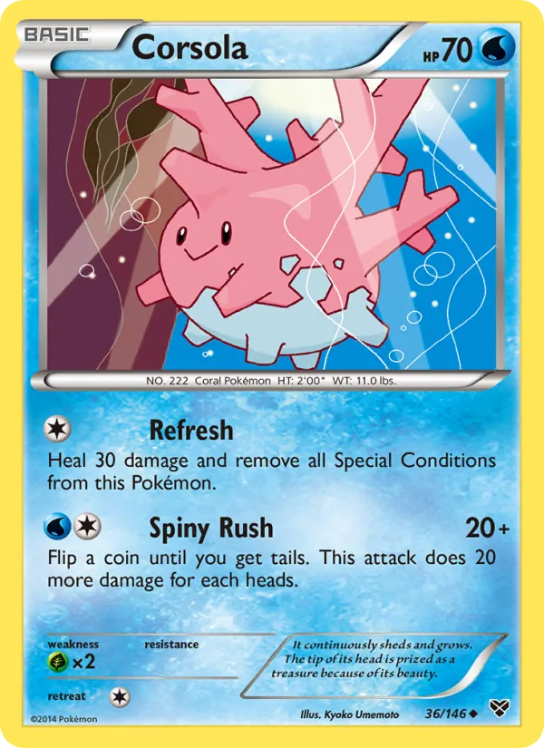36 Corsola – XY