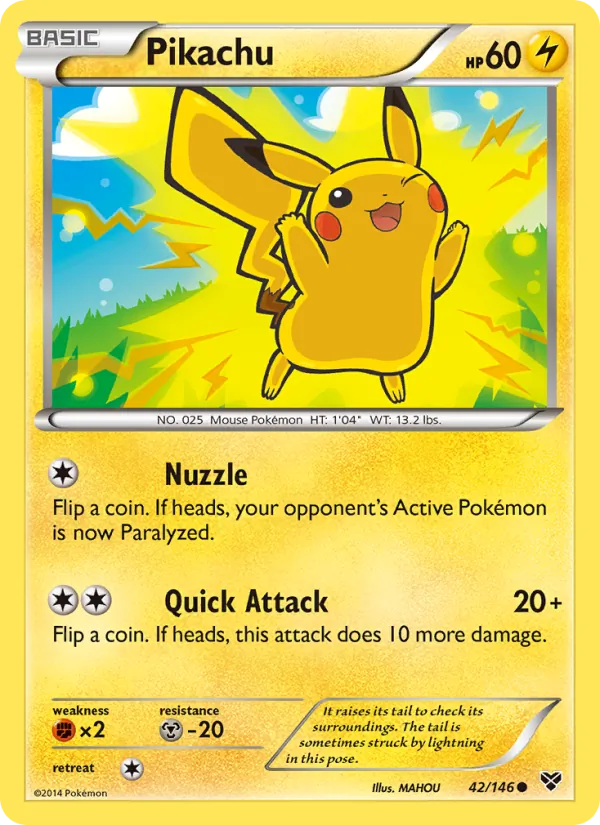42 Pikachu – XY