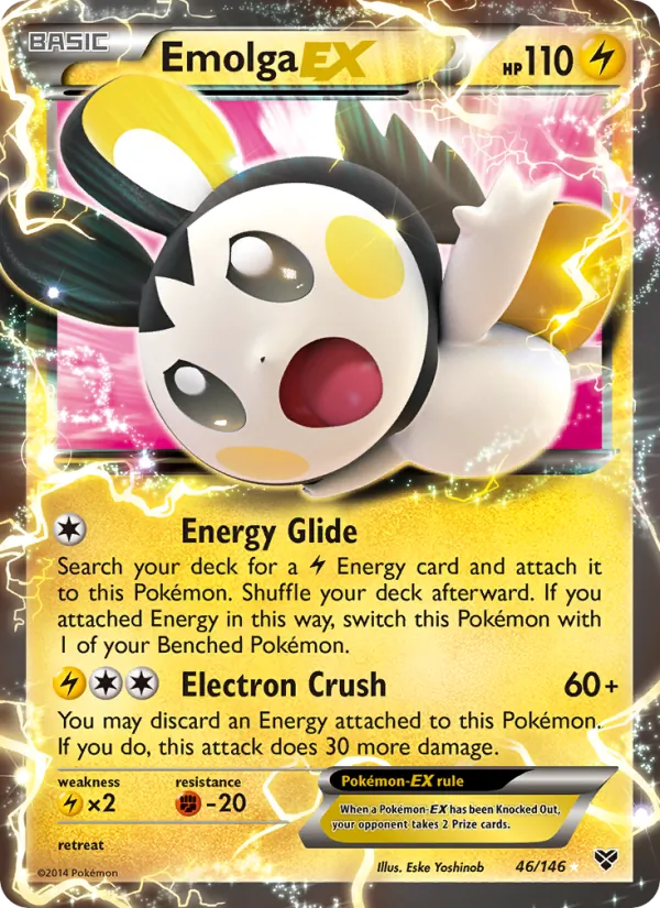46 Emolga EX – XY
