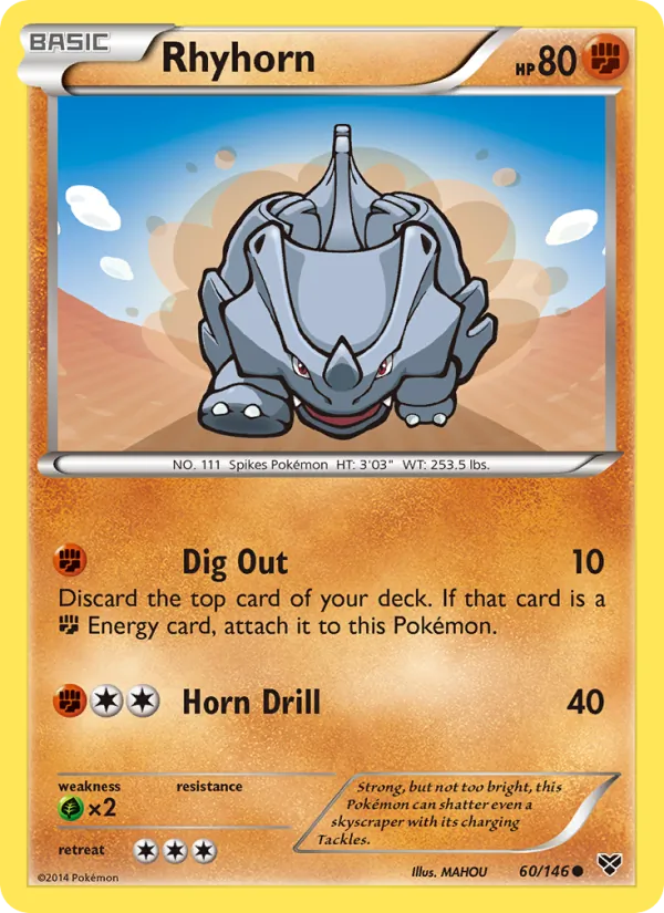 60 Rhyhorn – XY
