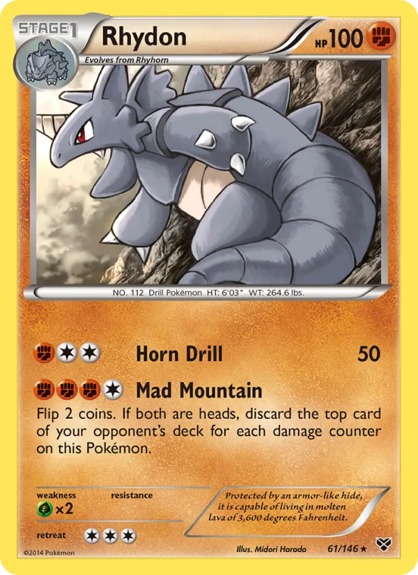 61 Rhydon – XY