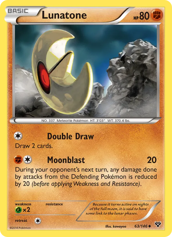 63 Lunatone – XY