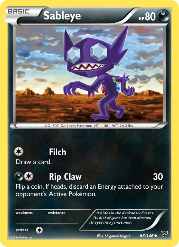 68 Sableye – XY