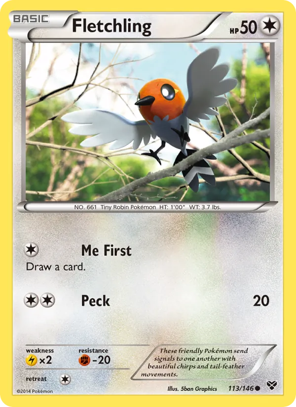 113-RH Fletchling – XY