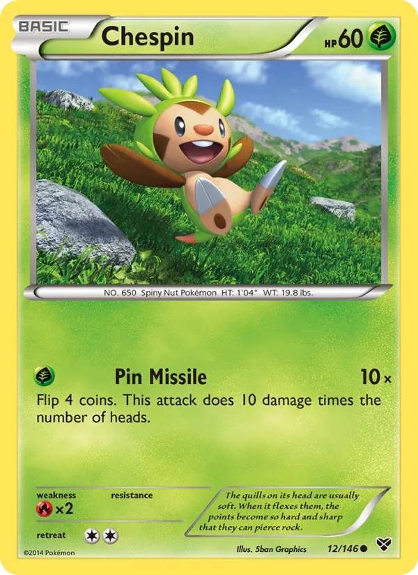 12-RH Chespin – XY