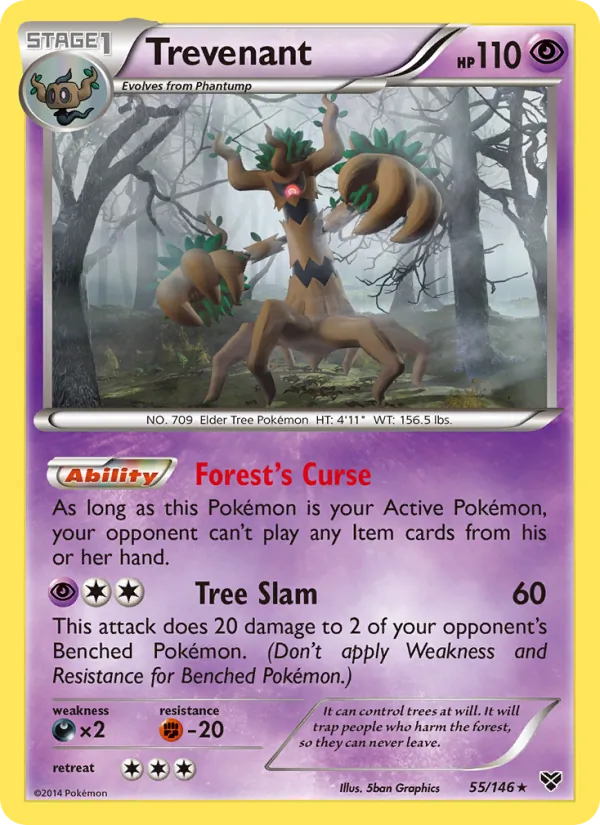 55-RH Trevenant – XY