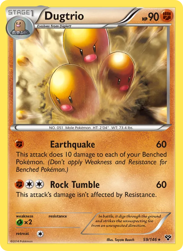 59-RH Dugtrio – XY