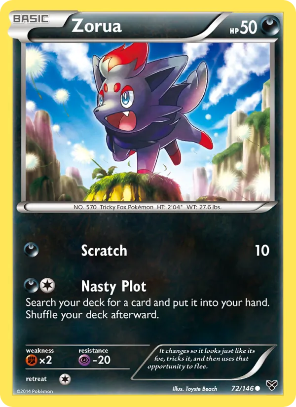 72-RH Zorua – XY