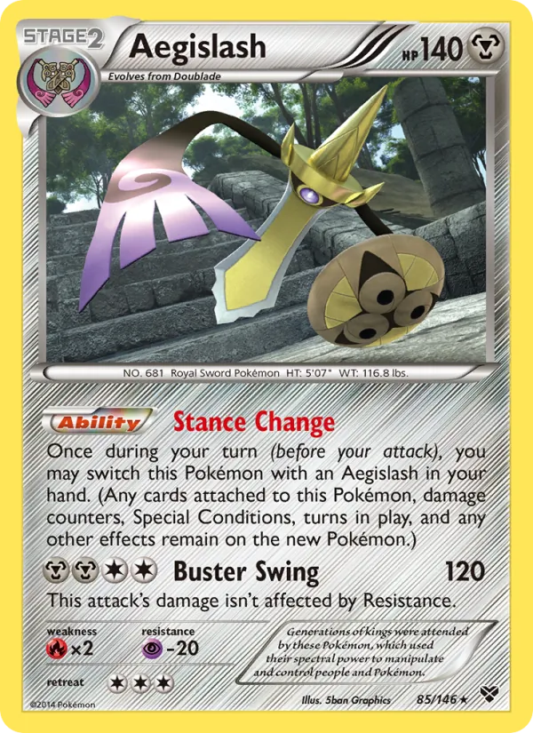 85-RH Aegislash – XY