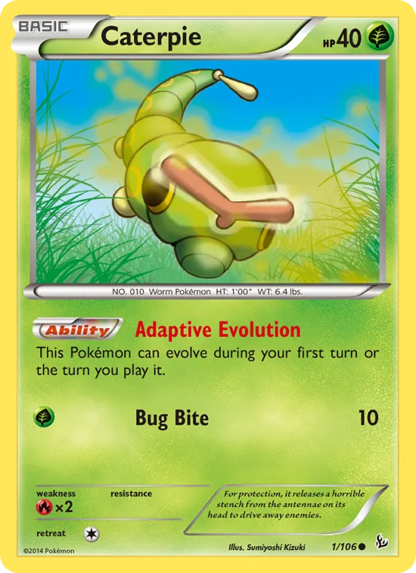 1 Caterpie – Flashfire