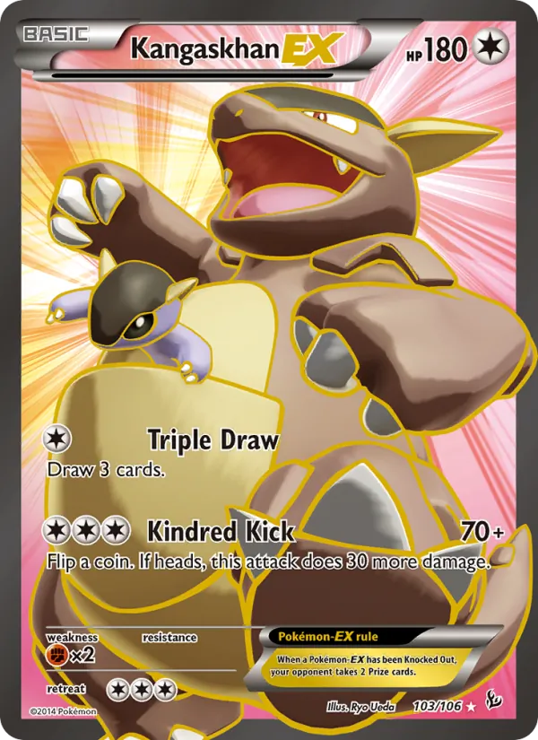 103 Kangaskhan EX – Flashfire