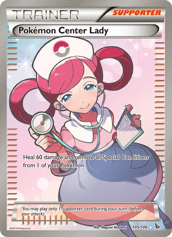 105 Pokémon Center Lady – Flashfire