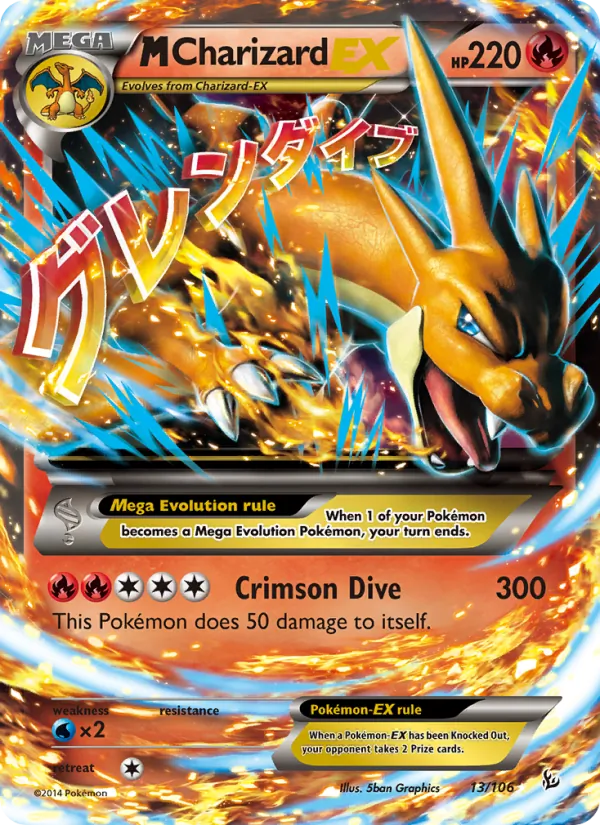 13 M Charizard EX – Flashfire