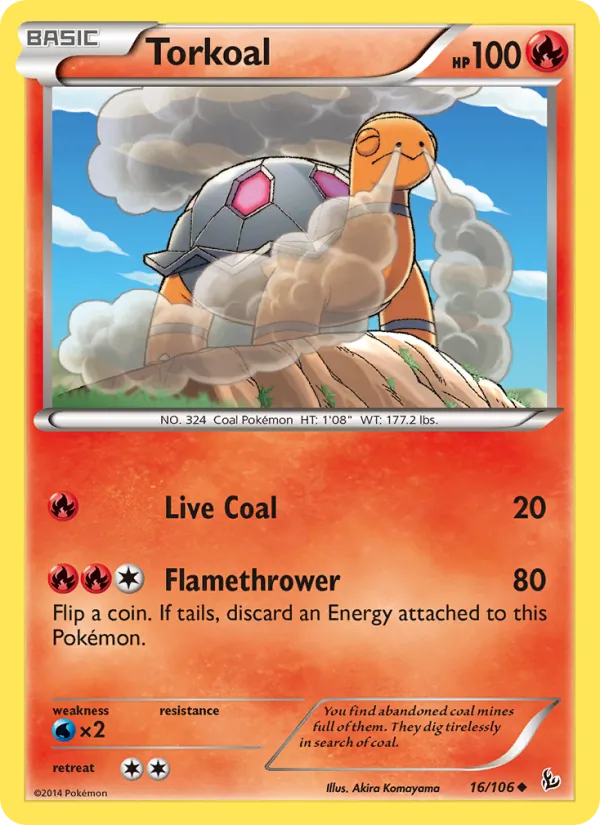 16 Torkoal – Flashfire