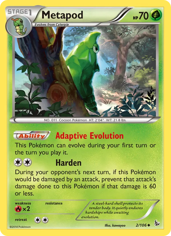 2 Metapod – Flashfire