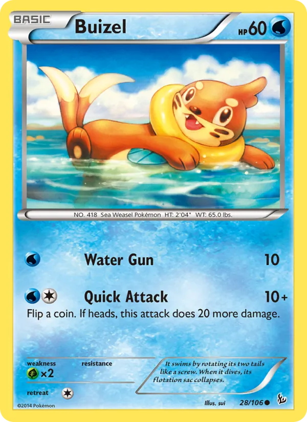 28 Buizel – Flashfire