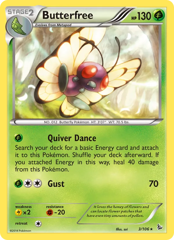 3 Butterfree – Flashfire