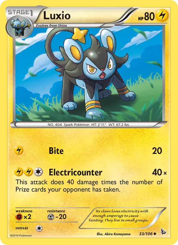 33 Luxio – Flashfire