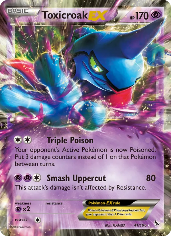 41 Toxicroak EX – Flashfire