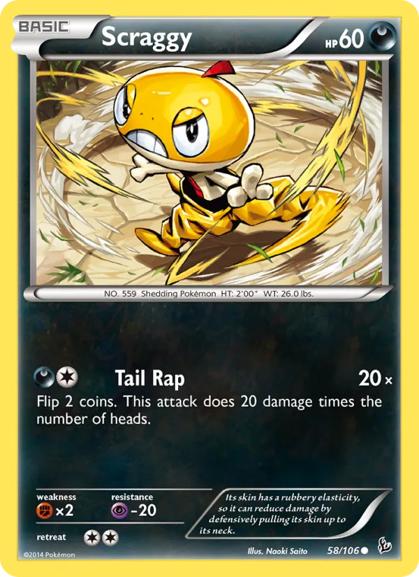 58 Scraggy – Flashfire