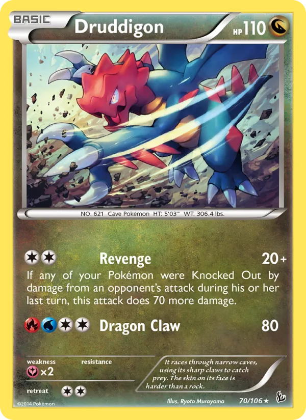 70 Druddigon – Flashfire