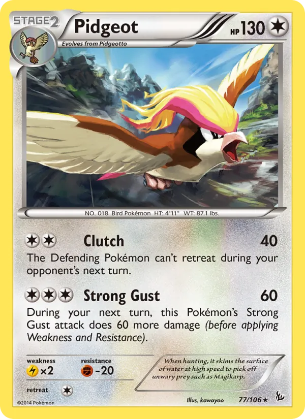 77 Pidgeot – Flashfire