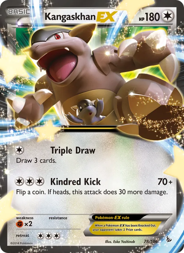 78 Kangaskhan EX – Flashfire