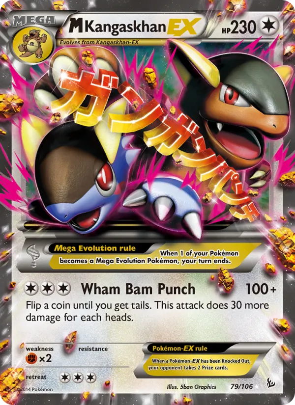 79 M Kangaskhan EX – Flashfire