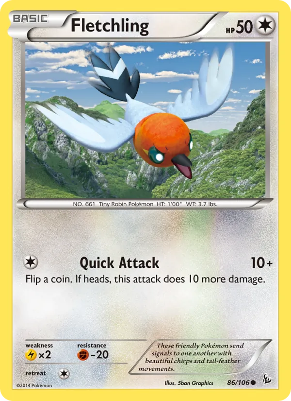 86 Fletchling – Flashfire