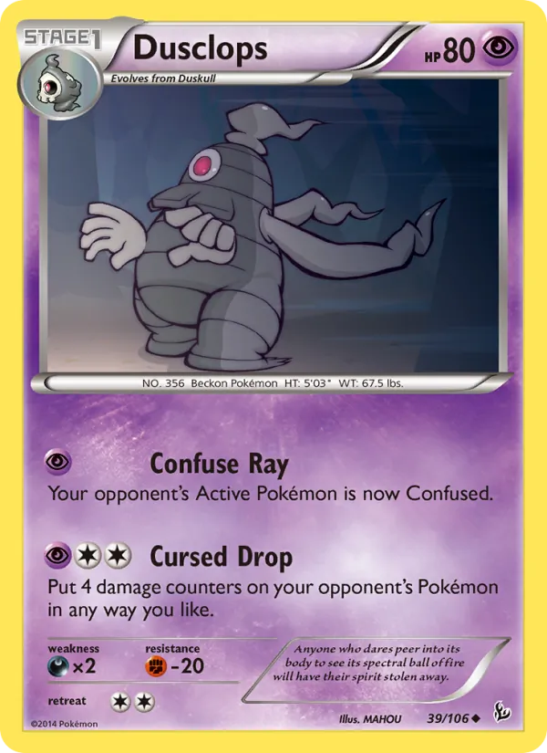 39-RH Dusclops – Flashfire