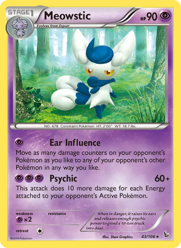 43-RH Meowstic – Flashfire