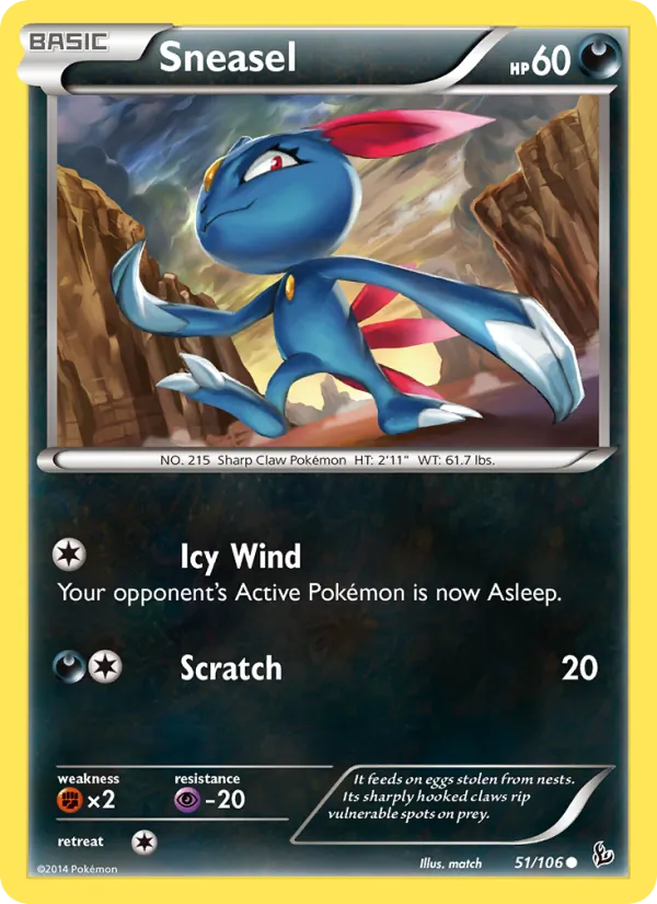 51-RH Sneasel – Flashfire