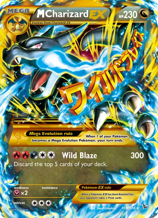 108 M Charizard EX – Flashfire