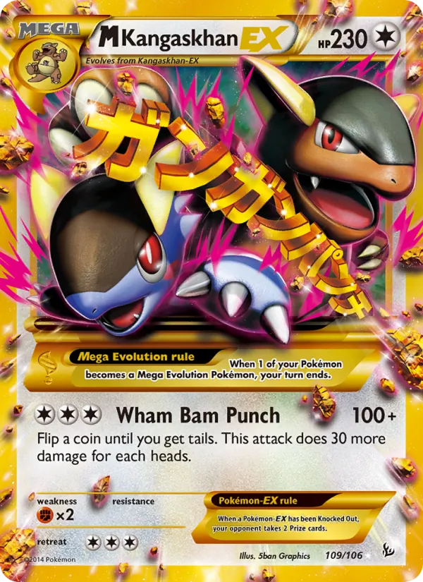 109 M Kangaskhan EX – Flashfire