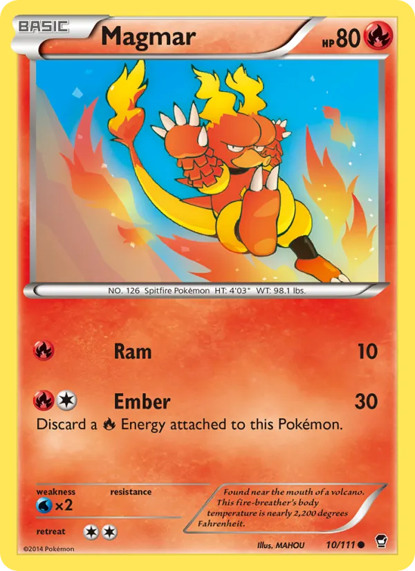 10 Magmar – Furious Fists