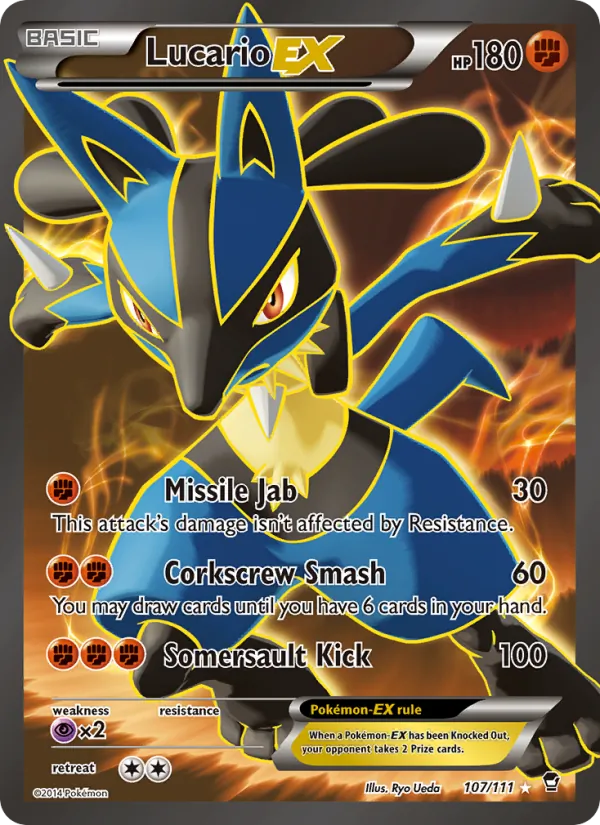 107 Lucario EX – Furious Fists