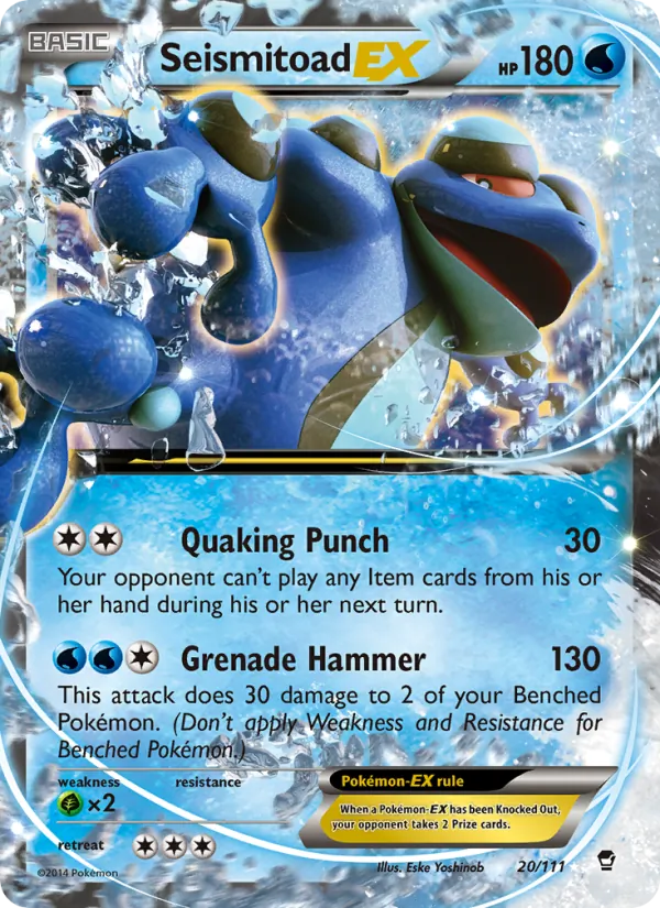 20 Seismitoad EX – Furious Fists
