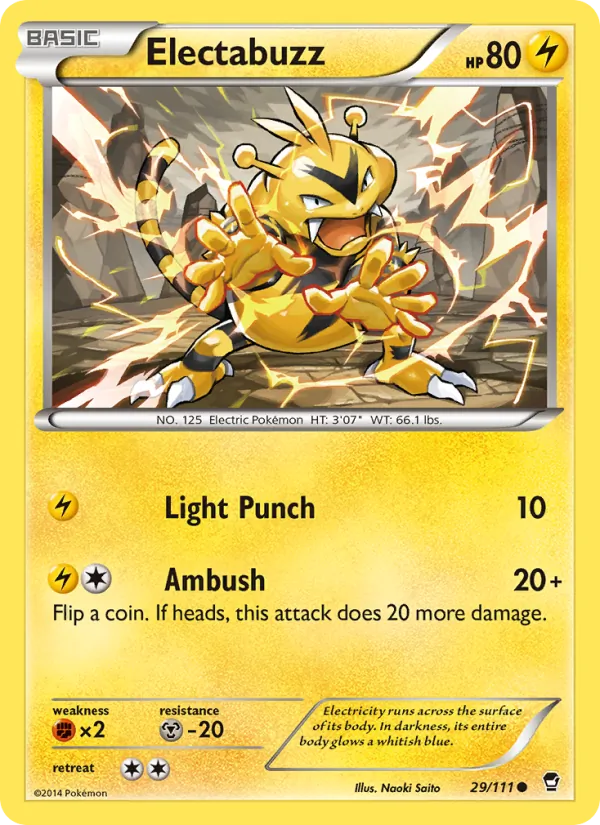 29 Electabuzz – Furious Fists