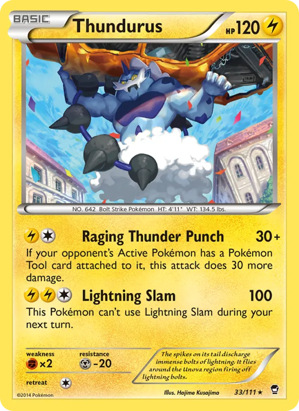 33 Thundurus – Furious Fists
