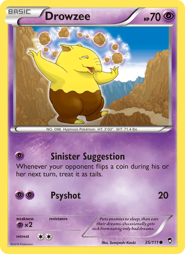 35 Drowzee – Furious Fists