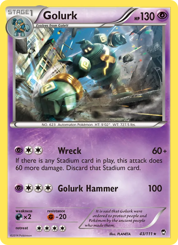 43 Golurk – Furious Fists