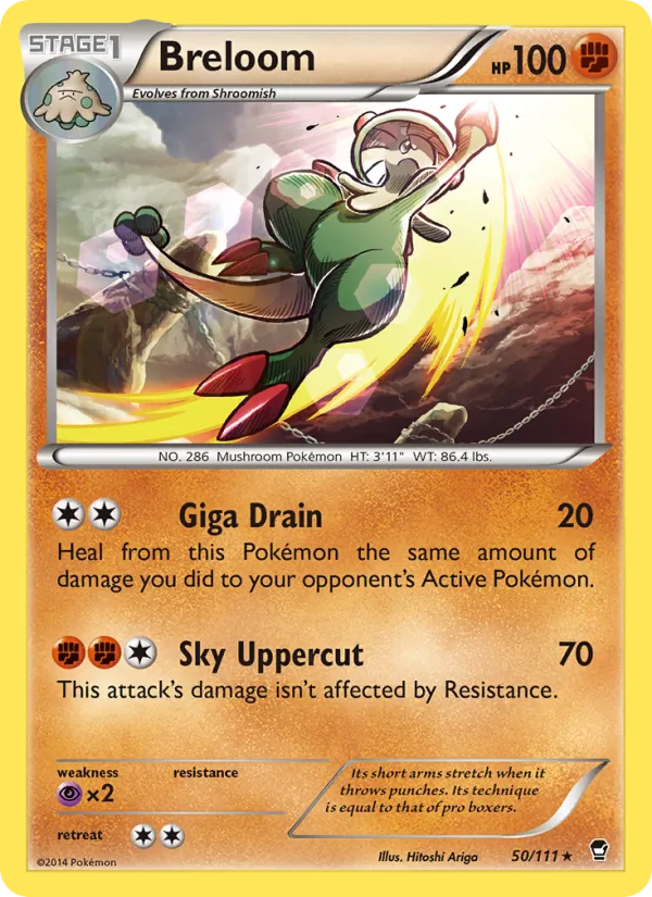 50 Breloom – Furious Fists