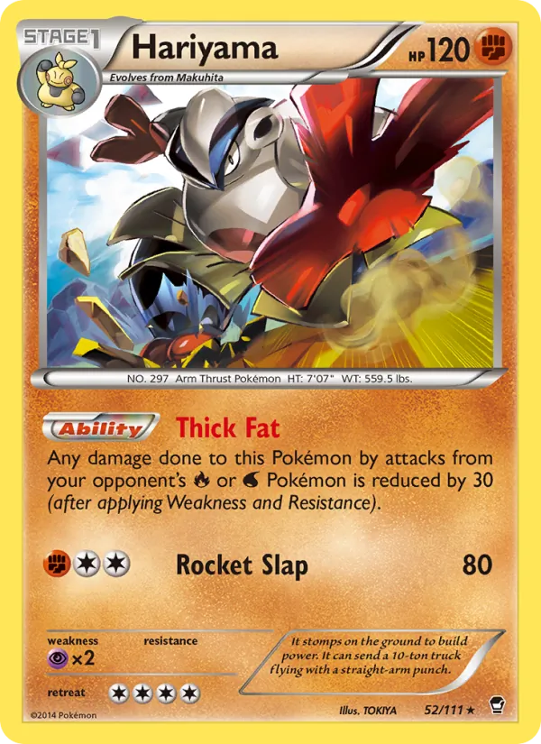 52 Hariyama – Furious Fists